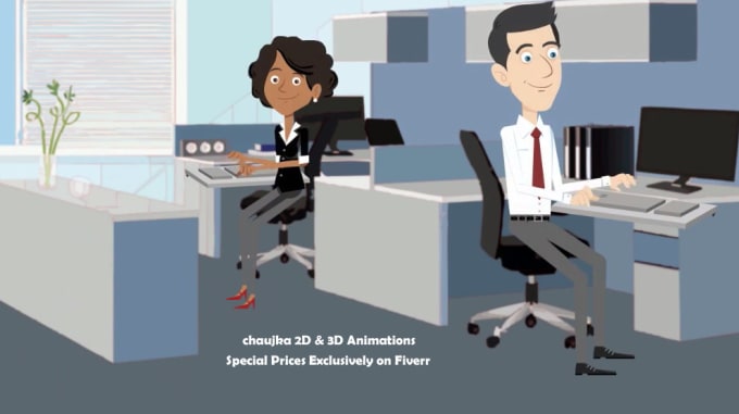Create 2d Or 3d Animated Explainer Video Or Sales Video By Chaujka