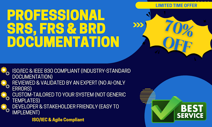 create iso, iec, and agile compliant srs documentation
