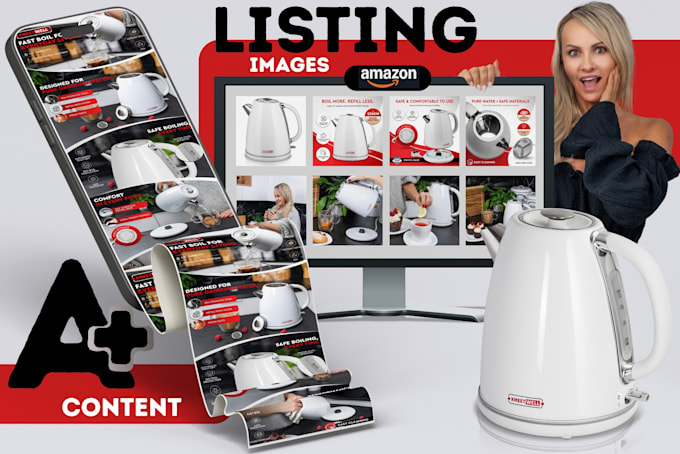 shoot premium amazon product photography, infographics, a plus content and ebc