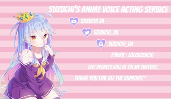 Do An Anime Girl Or Loli Voice By Lolisuzuchi Fiverr Anyways this was very informative idk how i found it but thank you. do an anime girl or loli voice by