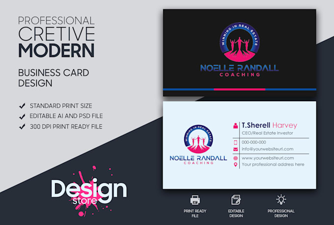 create outstanding business card
