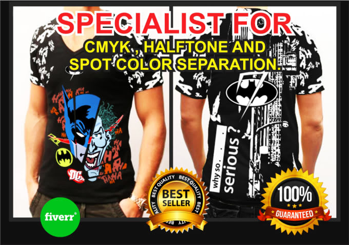 do any type of color separation for screen printing