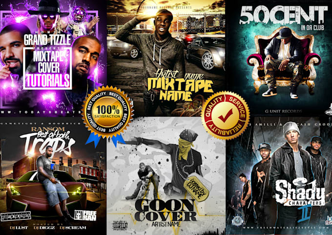 design eye catching mixtape covers and albums