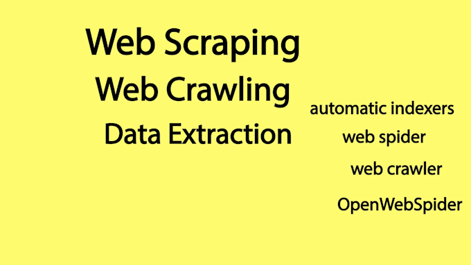 do automate web scraping, web crawling using python