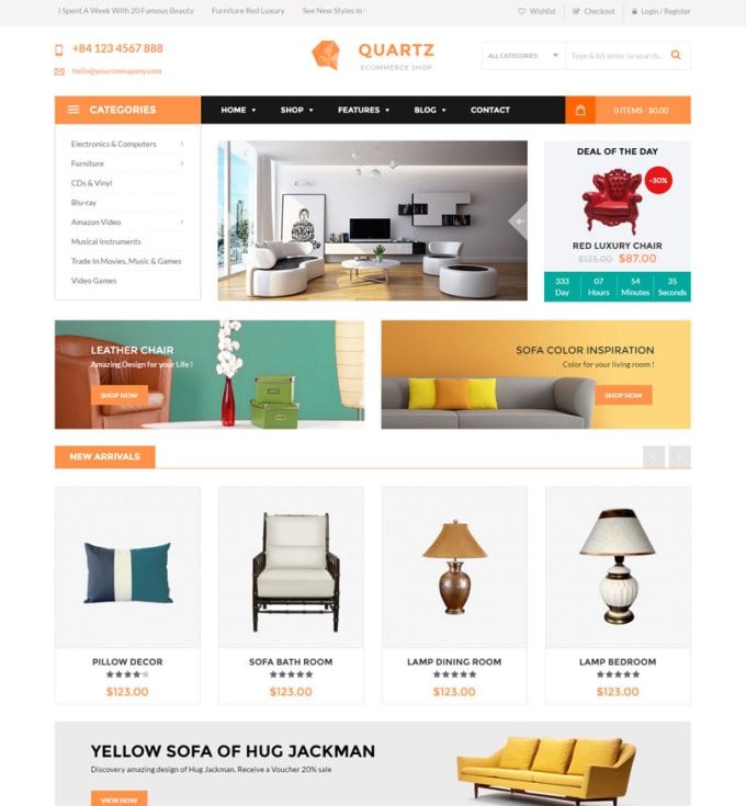 Develop your shopping website by Nishihd Fiverr