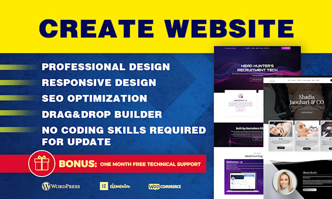 create a wordpress website for your small business