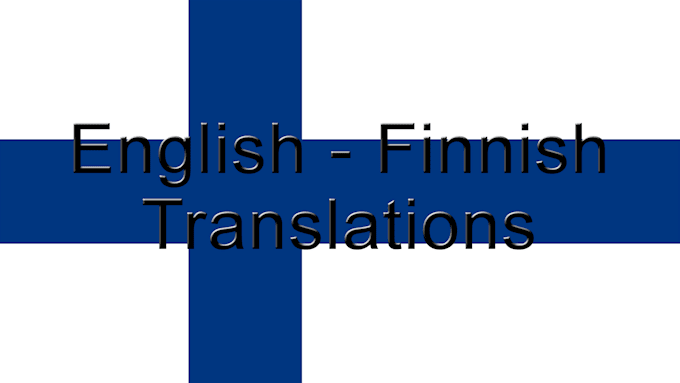 Gladly Translate English To Finnish By Justsejuuso
