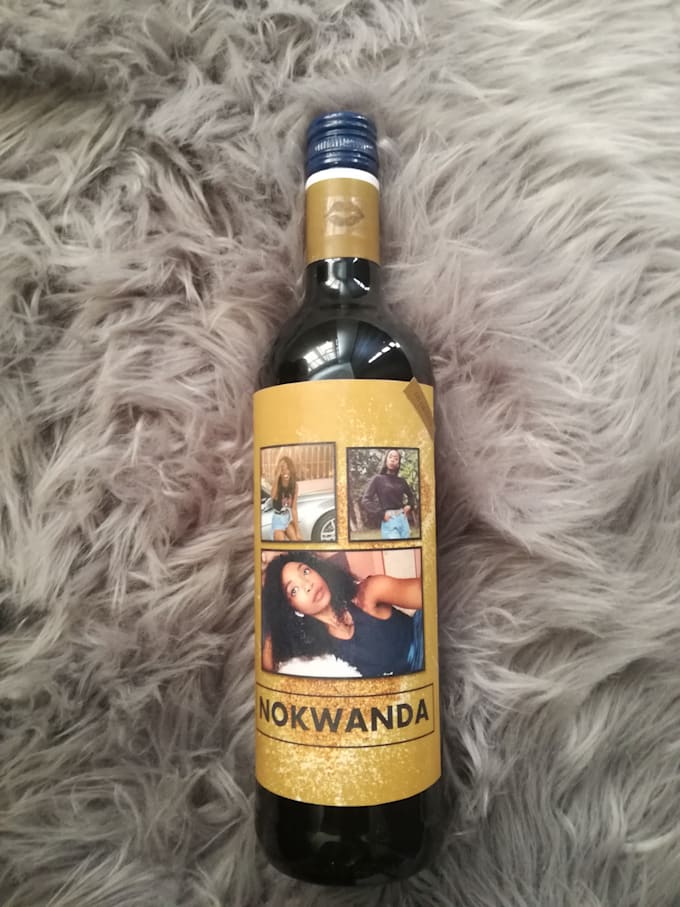 Design a personalized wine bottle label by Ceciliavoice | Fiverr