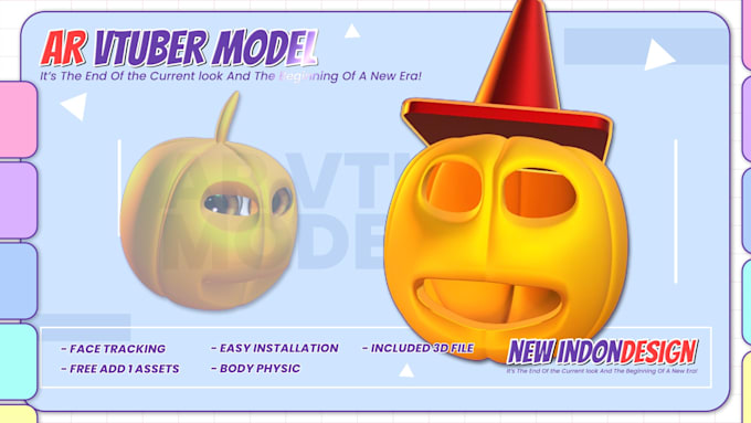 build a next generation custom ar vtuber model with face tracking