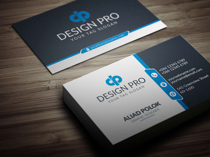 Do Professional Modern Business Card Design By Aliadpolok Fiverr