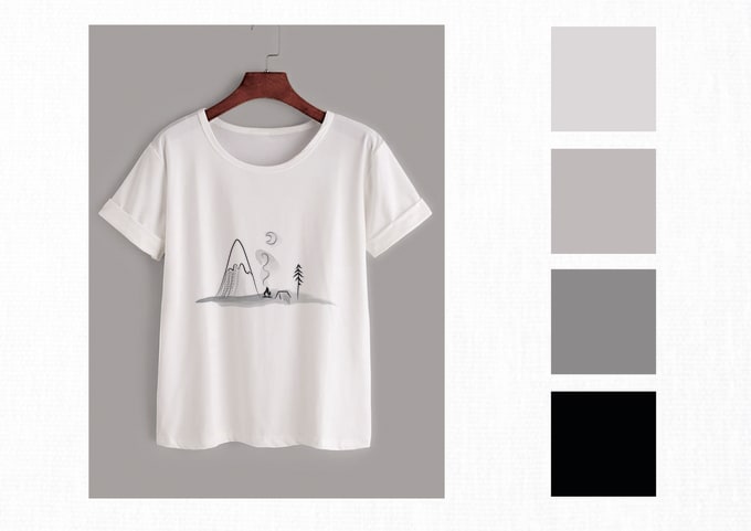 drawing design t shirt