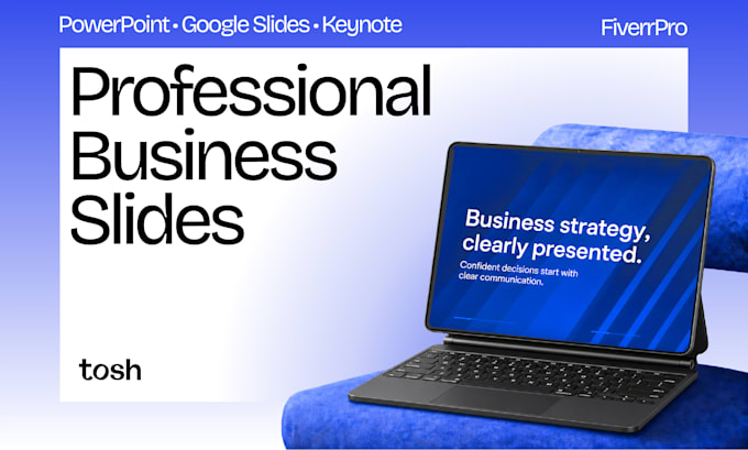 design a professional branded business presentation