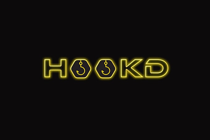 design or replicate your text or logo into neon style