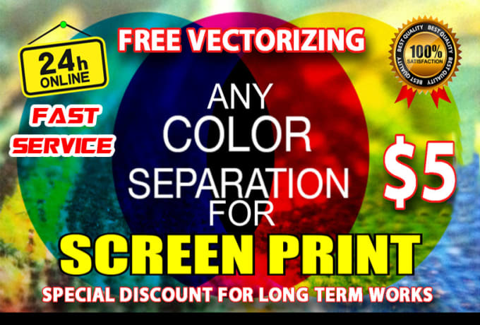 separation studio for screen printing