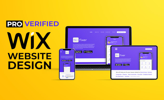 design wix website for you