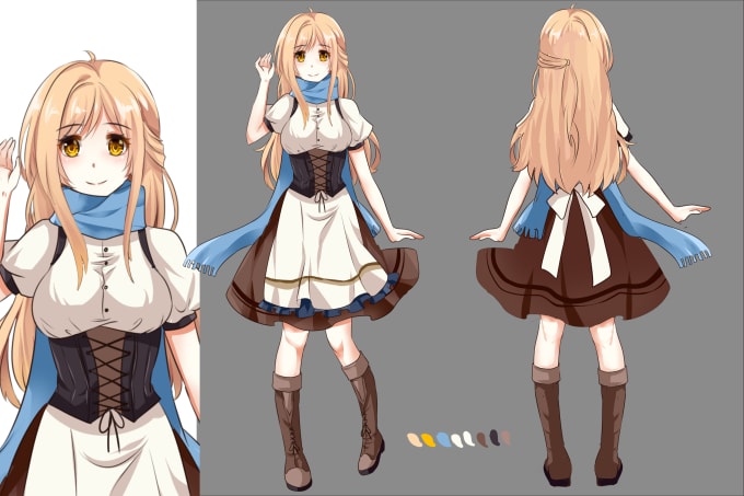 Do Reference Sheet Of Your Character By Avaloki She's wearing black vans but i can't draw shoe. do reference sheet of your character