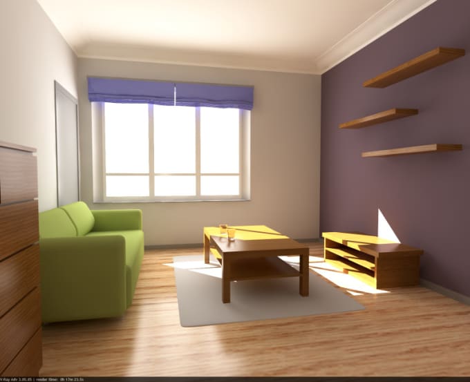 Interior scene | 3D CAD Model Library | GrabCAD