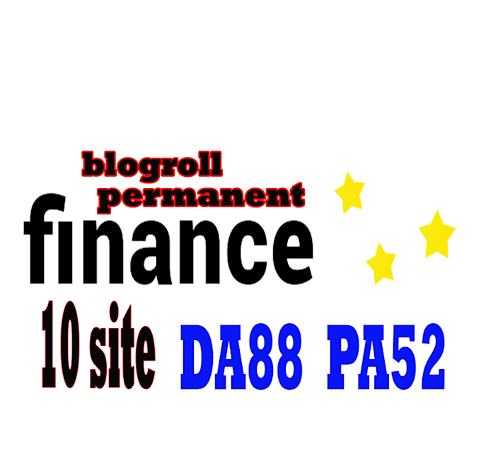 give your backlink on 10xda88 finance blogroll permanent