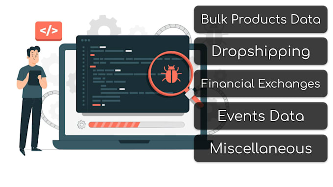 write custom web data scraping script for you