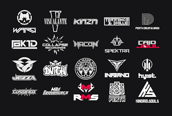 do a modern logo for dj, music project or business