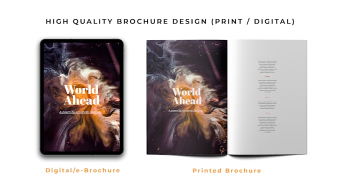 I will design a high quality print or digital brochure