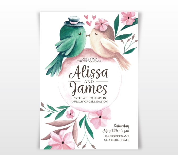 Design Party Birthday Wedding Greeting Cards And Tickets By Tam3021