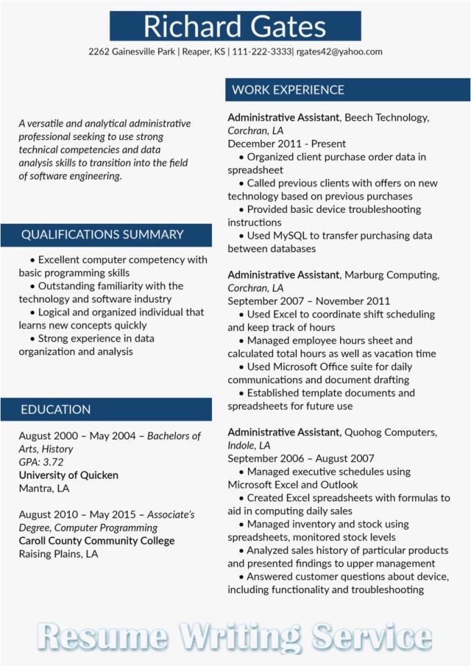 Write A Mind Blowing Resume And Cover Letter By Snowice006