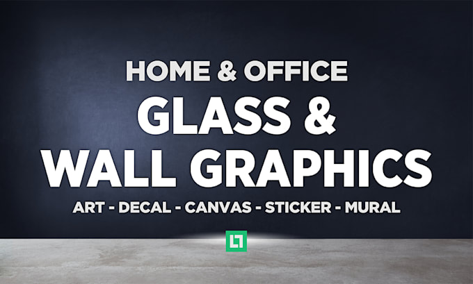 design office wall art, mural, doodle, decal for your office