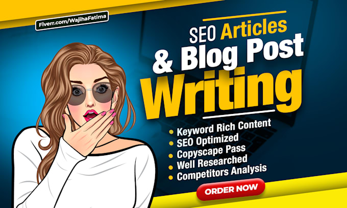 do SEO article writing, blog post writing or website content writing