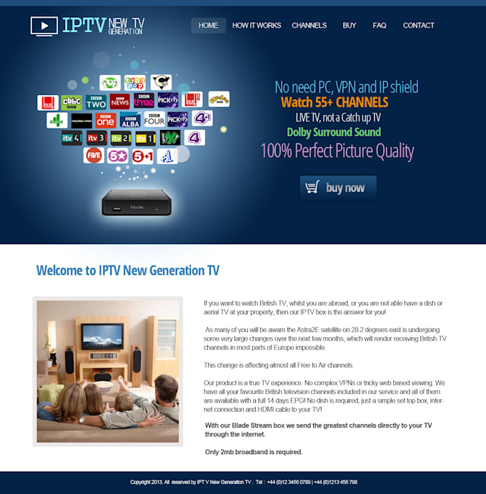 Create Website For Ip Tv Resellers By Iptvwebsite