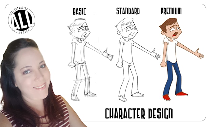 design your cartoon style character