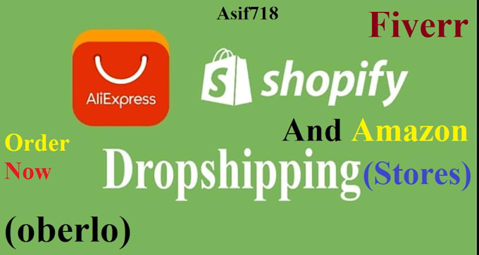 upload products aliexpress to shopify and amazon stores