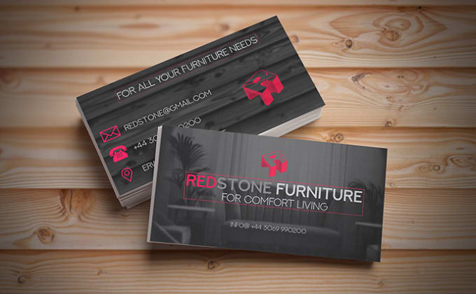 Make An Outstanding Business Card By Veyydesigns Using specially designed furniture business card templates would help you to create a unique design is definitely easier. fiverr