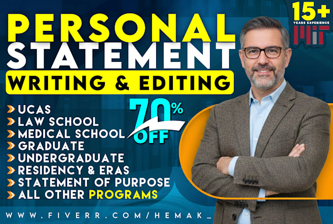 edit personal, statement of purpose, grad, law school, college application essay