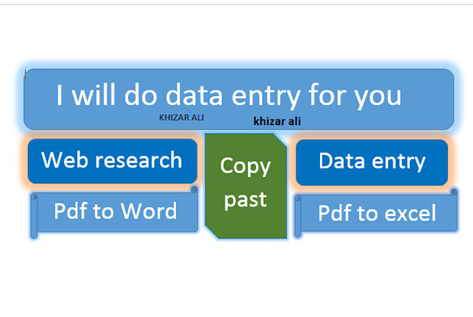 do web research and data entry