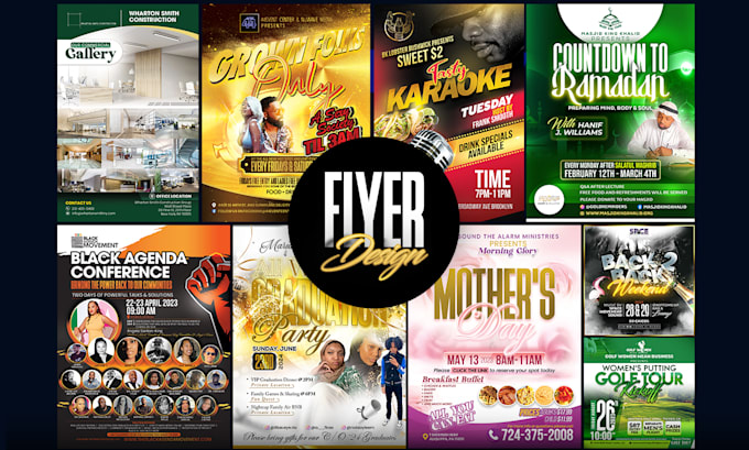 design professional flyer, brochure design