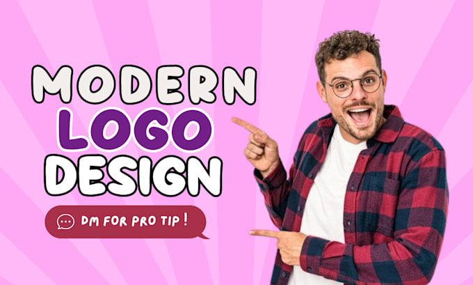 create modern logo design for your business
