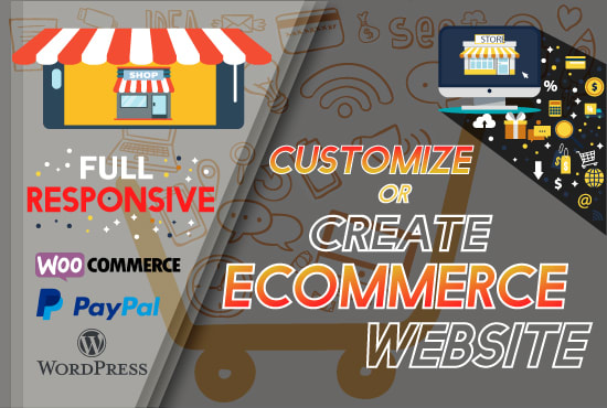 develop or design wordpress ecommerce woocommerce website