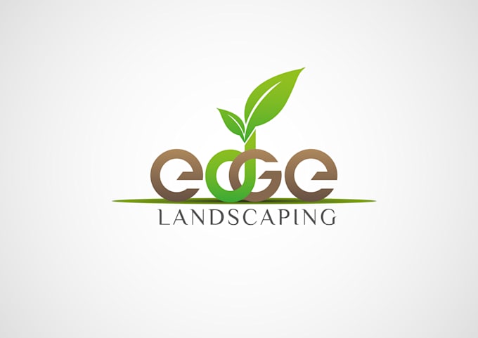 design a landscaping logo photo shop, with unlimited repetitions