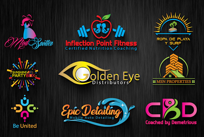 do modern business logo design with copyrights