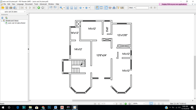 Convert Pdf Sketch Drawing To Auto Cad Drawing By Adnanktk248
