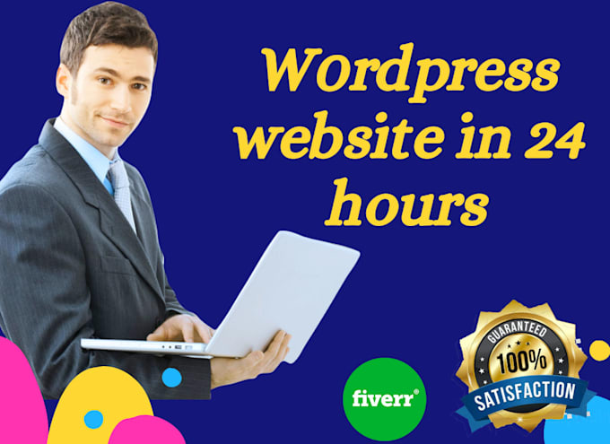design a professional wordpress website in 24 hours
