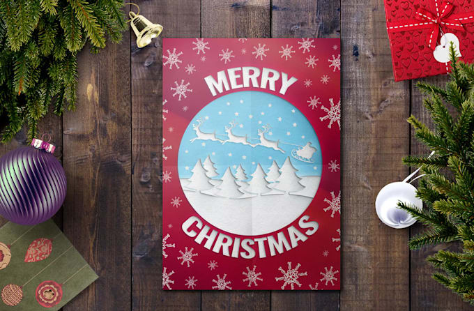 design exclusive personalized christmas, greeting card