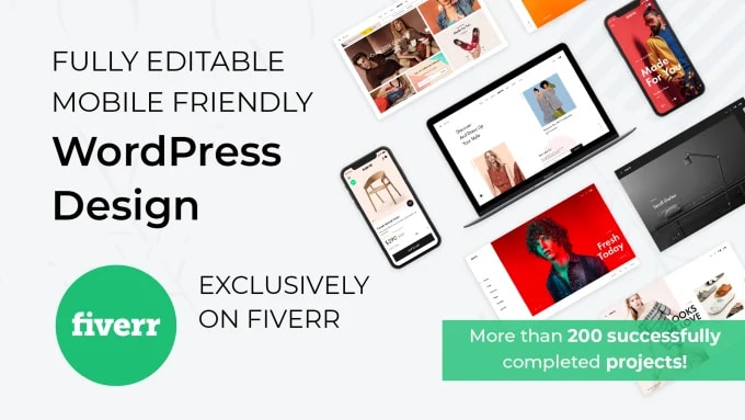 create a beautiful wordpress website for your business