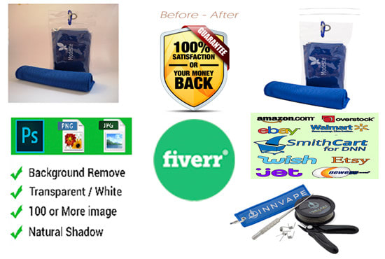professionally remove background product photos