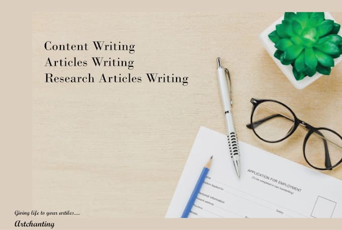 write research articles and essays for you
