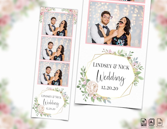 create the photo booth templates