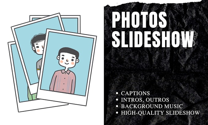 create amazing slideshow with photos music and text
