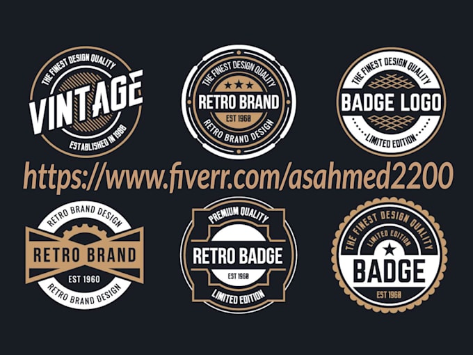 do awesome vintage retro logo design