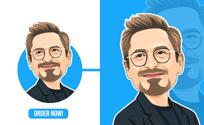 draw avatar, cartoon caricature for profile in 24 hours